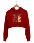 Quirkipedia I HAVE PLANS WITH MY CAT Cats Aaramkhor Specials, Womens Crop Hoodies